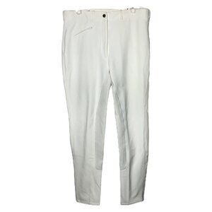 NWT - ARIAT PRO SERIES TEMPO white breeches equestrian riding pants - size 36L